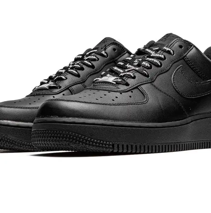 Air Nike Force 1 Supreme Low Black 0528